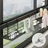 Balcón Secado Zapatero Artefacto Antirrobo Barandilla Protectora de Ventana Rejilla de Secado de Ventana Repisa de Ventana Secado Exterior Soporte para Sandalias