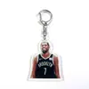 Una generación de Kobe Curry James Owen Nick Yang estrella del baloncesto Llavero de camiseta Colgante de bolsa de patrocinio