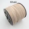 10m / Pacote Corda de Veludo Dupla Face Veludo Coreano Acessórios para Pingente DIY Pulseira Trançada de 2,5mm Colar Corda de Couro