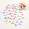 Al por mayor versión coreana de color caramelo dibujos animados clip flor pequeña estrella de cinco puntas pasador de princesa pinza de garra pasador femenino joya en caja