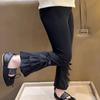Pantalones acampanados de pastel para niñas primavera y otoño 2024 nuevos leggings para niños ropa exterior pantalones de primavera para niñas bebés