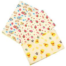 Pañal impermeable para bebé con diseño de pato amarillo y fresa, colchón impermeable de 60 x 70 cm
