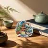 Cidade Antiga Xiaocuan de Zhongjiang Estilo Chinês Souvenir Turístico Souvenir Magnético de Acrílico para o Festival do Meio Outono e o Festival da Primavera