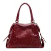 Bolso de Tote Personalizado de Moda Retro Tendencia para Mujer Invierno 2025 Nuevo Gran Capacidad Lujo Ligero Color de Contraste Bolso de Hombro Único