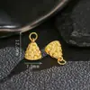 Prata 925 Banhada a Ouro com Pedras por Toda Parte Torre dos Mil Budas do Forno Acessórios Pequenos Pingentes DIY Moda Nova Estilo Chinoiserie Étnico Acessórios Pequenos