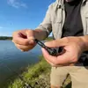Nuevo producto transfronterizo Enhebrador Magnético para Sedal - una herramienta de enhebrado magnética simple y conveniente para sedal de pesca, impresa en 3D