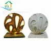 Bem-vindo produtos de resina para transmissão de luz ao ar livre lâmpada escultura de esfera redonda jardim villa imitação de arenito lâmpada de transmissão de luz para paisagem