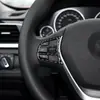 Adecuado para BMW 13-19 nuevo serie 3 F30 marco de botón de volante con fibra de carbono piezas de modificación de interior de coche