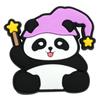 Vendas Diretas da Fábrica Plástico Macio PVC Plástico Gotejante Flor para Sapato Buraco de Sapato Acessórios para Sapato Fivela de Sapato de Panda Gigante Fofa Acessórios Decorativos Atacado