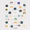 Adesivos para Nail Art em Relevo Estilo Ins em Estoque para Venda por Atacado, Adesivos de Unha de Alta Qualidade, Estilos Mistos, Designs Variados, Tendências Populares Online