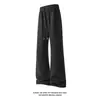 Novedad Otoño 2026 Pantalones de Chándal Blancos de Algodón Estilo Americano Acampanados M-5XL HK26796-TeP30