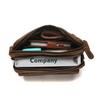 Fornecimento Direto da Fábrica Bolsa Transversal Casual Masculina de Couro Genuíno, Bolsa Masculina Monocromática de Couro Bovino de Primeira Camada, Bolsa de Ombro da Moda, Transfronteiriça de Negócios