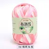 Hilo de Tela de Color Sólido de Alta Elasticidad para Tejer Pantuflas, Zapatos de Ganchillo, Bolsas DIY, Cojines de Cuna, Fabricante de Hilo para Sombreros
