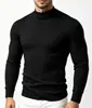 2026 Comercio Exterior Otoño e Invierno Nuevo Suéter de Punto Trenzado de Cuello Alto para Hombre Talla Grande Moda Casual Pulóver Superior