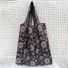Bolsa de Ombro Casual Fashion para Viagem de Menina, Sacola de Compras de Supermercado Portátil de Nylon para Venda por Atacado