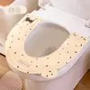 Cojín para Asiento de Inodoro Hogareño Grande Medio Paquete Impermeable Engrosado Universal Cuatro Estaciones Amigable con la Piel Asa Adhesivo Lindo Venta al por Mayor