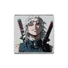 Anime Japonés y Coreano Demon Slayer Broche Divertido Insignia de Metal Accesorios para Ropa Pines de Solapa Patrón Geométrico Redondo Venta al por Mayor de Fábrica