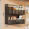 Estante de pared para dormitorio, organizador de pared para mesita de noche, estante de pared para el lado de la cama del dormitorio, estante de almacenamiento para litera inferior