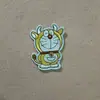Nuevo Pegatina de Tela Bordada por Computadora de Doraemon Lindo Dibujo Animado Gato Ding-Dang Parche para Ropa Bolsa