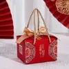 Caja de Dulces Cuadrada Esmerilada para Boda China Boda Creativa Caja de Dulces Portátil Regalo de Retorno Luna Llena Caja de Papel al por Mayor