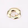 Broche de metal perlado de forma irregular, prendedor de corsage vintage de moda, accesorio para ropa, pasador antideslizante