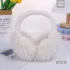 Orejeras de Felpa para Mujer Invierno Lindas Blancas Cálidas a Prueba de Viento Orejeras Orejeras Combinables para Estudiantes Orejeras para Montar
