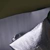 Fabricante de material aislante de película de aluminio de tejido de algodón perlado compuesto, paquete de aislamiento de película de aluminio tejido de PE.
