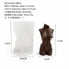 DIY3D Estéreo Corpo Humano Mulher Aromaterapia Vela Gota Gesso Sabonete Silicone Molde Arte Ornamentos BK8254