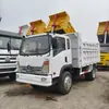 Reboque Basculante Usado de Eixo Único e 4 Rodas Caminhão Basculante Leve para Engenharia Transporte de Areia e Brita Veículo de Engenharia para o Exterior