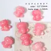 Pulseira de Colar de Pulseira de Contas Prensadas Rosa Coral Gato Garra de Morango Doce Estrela do Mar Concha Rosa