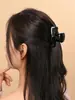 Pinza para el cabello de PC estilo coreano, simple y de alta gama, para mujeres. Accesorio básico versátil de lazo de mariposa para recogidos en la parte posterior de la cabeza.