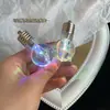 Pinza para el pelo de bombilla luminosa para mujer, pinza de pico de pato creativa y divertida, pinza para flequillo lateral, accesorio para fotos, accesorio para el cabello