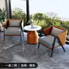 Mesa e Cadeiras Modernas para Escritório de Vendas Individual, Recepção de Balcão e Sofá-Cadeira para Reunião de Quarto de Pousada em Varanda Simples