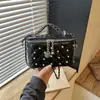 Bolso caja chic estilo coreano transfronterizo, modelo nuevo de nicho, versátil para estudiantes universitarios, adecuado para ir al trabajo, bolso bandolera con cadena