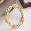 Pulsera Ancha de Ratán Estilo Playa Vacacional, Pulsera de Paja Estilo Bohemio, Pulsera Tejida a Mano Estilo Étnico Tribal