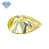 Huagang Gemstone Moissanita Amarillo Limón Diamante Suelto Forma de Pera Anillo Superficie Forma de Gota Moissanita Piedra Suelta Piedra Principal Venta al por Mayor