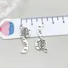 Máquina de Coser de Simulación Transfronteriza Hilo Aguja Llavero DIY Collar Pendientes Colgante Pequeño Aleación Adorno Colgante Accesorios