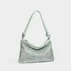 Bolsa feminina com toque de luxo, nova bolsa de ombro com lantejoulas 2026, bolsa feminina brilhante de lantejoulas, bolsa de axila requintada para boates e festas disco