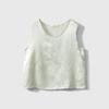 Chaleco Twist Jacquard Satén de Seda para Mujer con Tirantes Verano Ropa Exterior Seda de Morera Estilo Francés Suave Top Chaleco de Verano