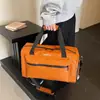Bolsa de Viaje Corta de Cuero de Color Sólido de Nuevo Estilo, Bolsa de Equipaje de Gran Capacidad Moderna para Viajes de Negocios y Trayectos Diarios, Bolsa para Deportes de Montañismo y Yoga