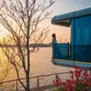 Cápsula Espacial Prefabricada a Gran Escala para Celebridades de Internet Casa Contenedor Móvil Nuevo B&B Modular Simple en Lugar Escénico