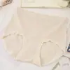 Ropa interior sin costuras de modal de cintura alta para mujer, talla grande, para personas con sobrepeso, que cubren las caderas, body sin costuras, shorts triangulares superelásticos