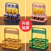Cesta de Cerveza Portátil Estante para Vino Cesta de Plástico Estante Plegable para Vino Portátil Caja Portátil para Botellas 6 Botellas Xiliang