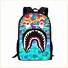 Nova mochila escolar 3D colorida com estampa de cachorro njb2000 para estudantes do Ensino Fundamental, 2º ao 6º ano