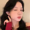 Aretes de Cuentas Redondas Red Velvet para Mujer 2026 Nuevo Estilo Únicos y Hermosos Accesorios para Orejas Joyería Exquisita para Orejas