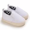Sapatos de bebê slip-on sapatos de criança bebê um ano de idade sapatos de sola macia sapatos de ervilhas de bebê primavera e outono sapatos de lona sola macia