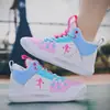 Zapatillas de Baloncesto para Niños Zapatillas Deportivas de Malla para Niños Zapatillas de Entrenamiento para Niños Otoño Verano Nuevas Transpirables Zapatillas de Baloncesto para Niñas Baloncesto