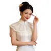 Industria Pesada Encaje de Hombro Nube Perla Qipao Borla Chal Estilo Retro Nuevo Temperamento Accesorios a Juego Estilo Antiguo Hanfu Chino