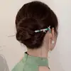 Nuevo Pasador de Bambú con Borla Estilo Chino para Mujer, Nuevo Modelo 2025, Pasador para la Parte Trasera de la Cabeza, Pasador Estilo Antiguo Hanfu, Accesorio para el Cabello