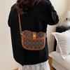 Bolso Cubo de Moda Estampado de Alta Gama para Mujer, Moda de Nicho, Cadena, Debajo del Brazo, Bolso Cruzado para Hombro Versátil